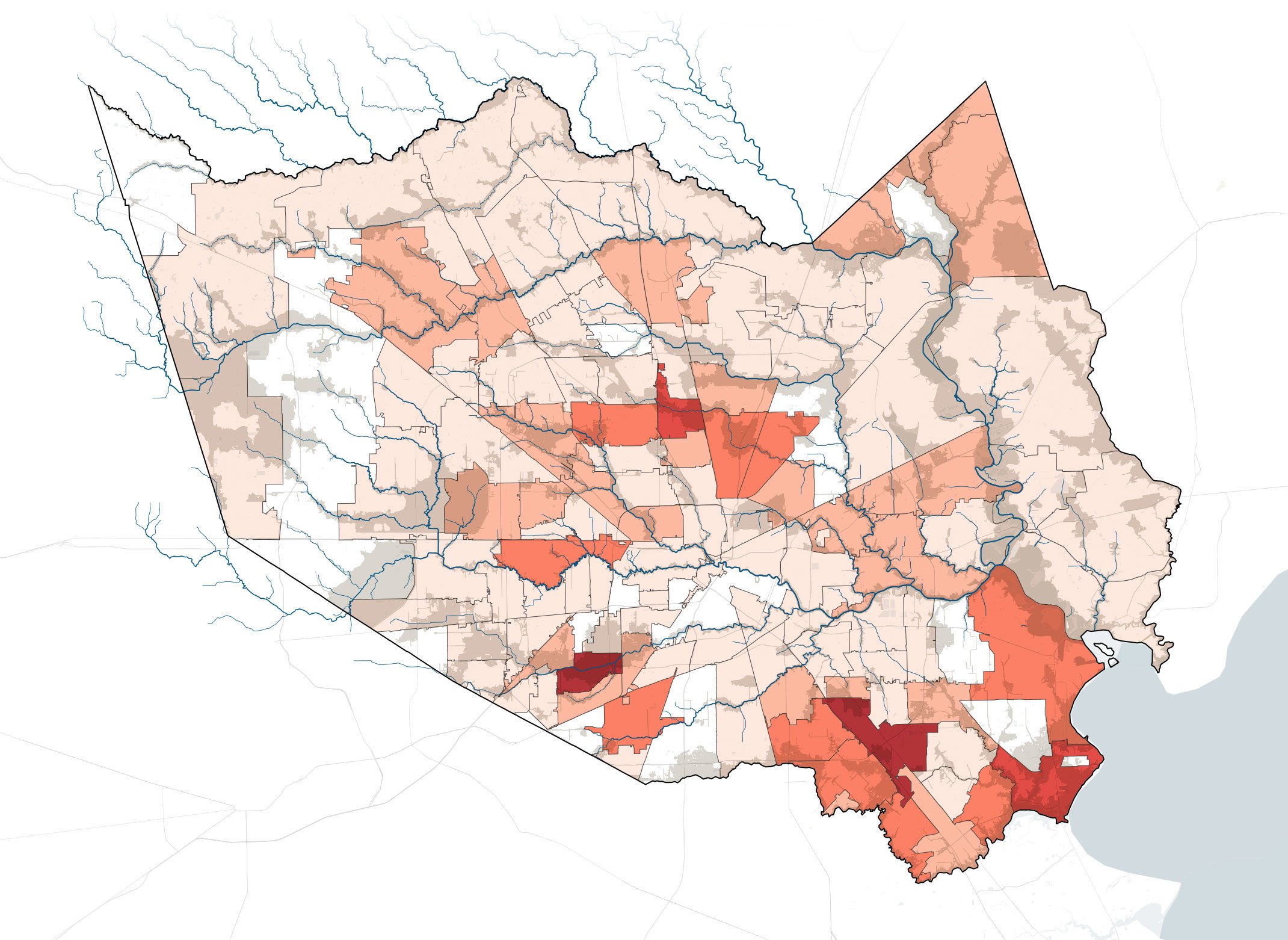 houston current flood map