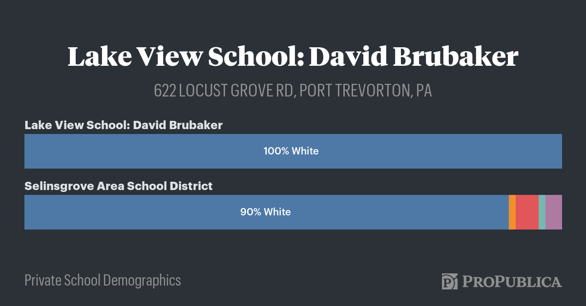 Lake View School: David Brubaker — Private School Demographics — ProPublica